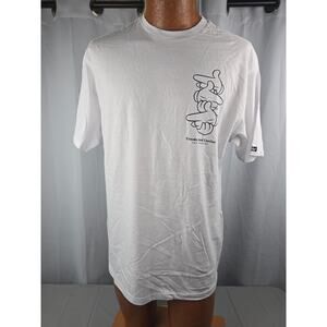 Crooks &‎ Castles White Graphic T-Shirt Size Medium NWT